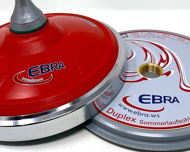 Roter EBRA Hobby-Eisstock