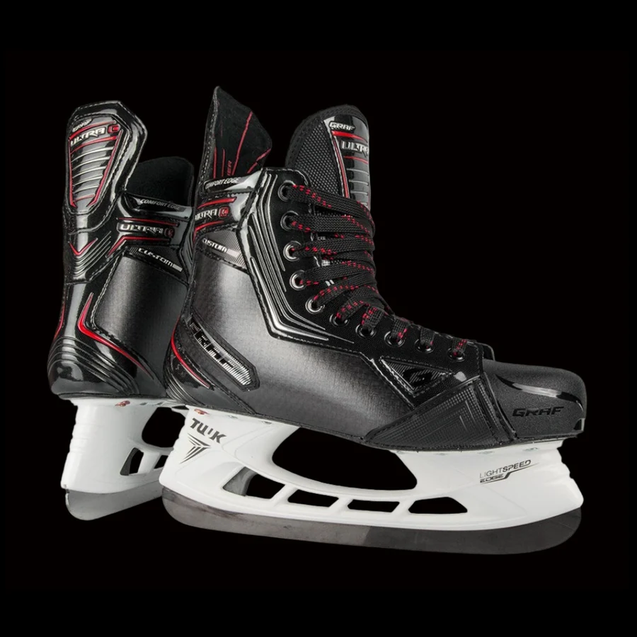 GRAF Ultra C ice hockey skate in black/red