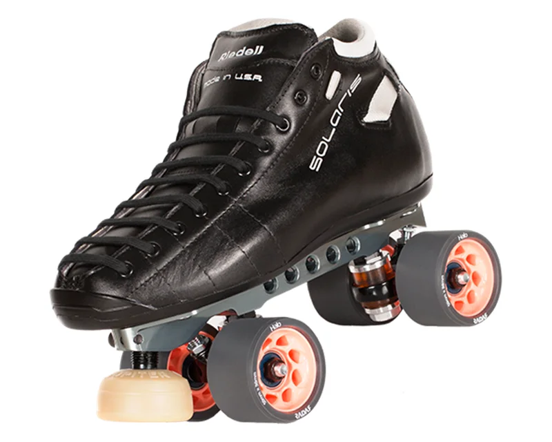 Schwarzer Riedell Rollschuh