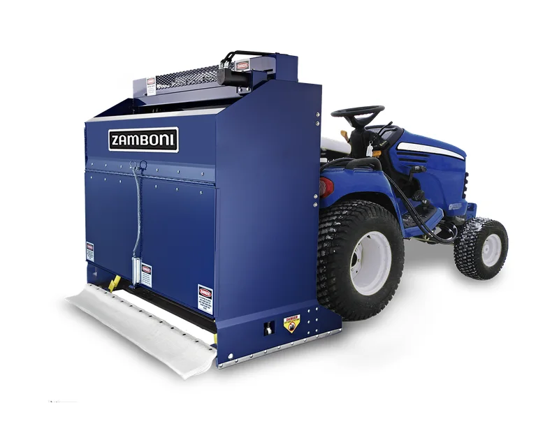 Zamboni-Gerät mit Zugtraktor